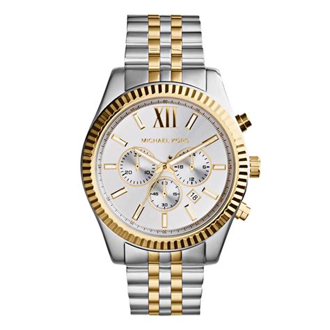 michael kors silver boyfriend watch|michael kors chronograph gold.